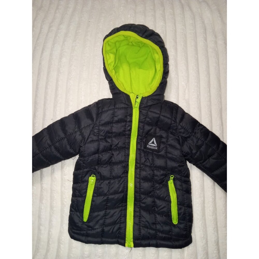 Reebok Winter Coat Boys Size 12 Months Hooded Puffer Jacket
